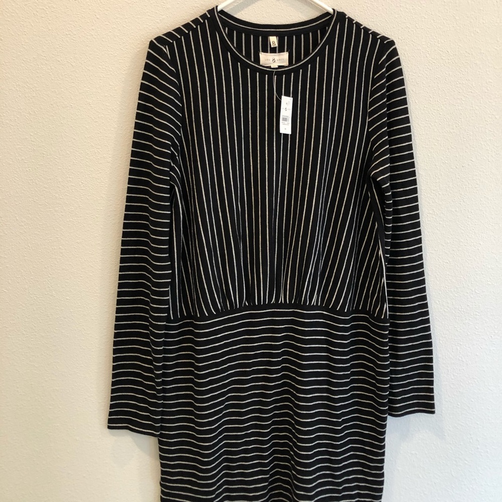 NWT Lou & Grey Striped Sweater Dress